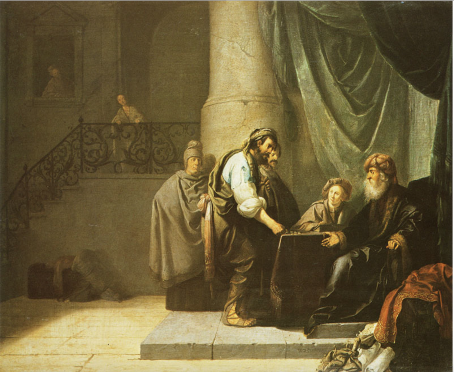 Willem de Poorter's 'Parable of the Talents' in the Narodni Galerie, Prague
